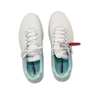 New Skechers Go Golf Pivot Splash Water Repellent Shoes Women's 9 White Multi